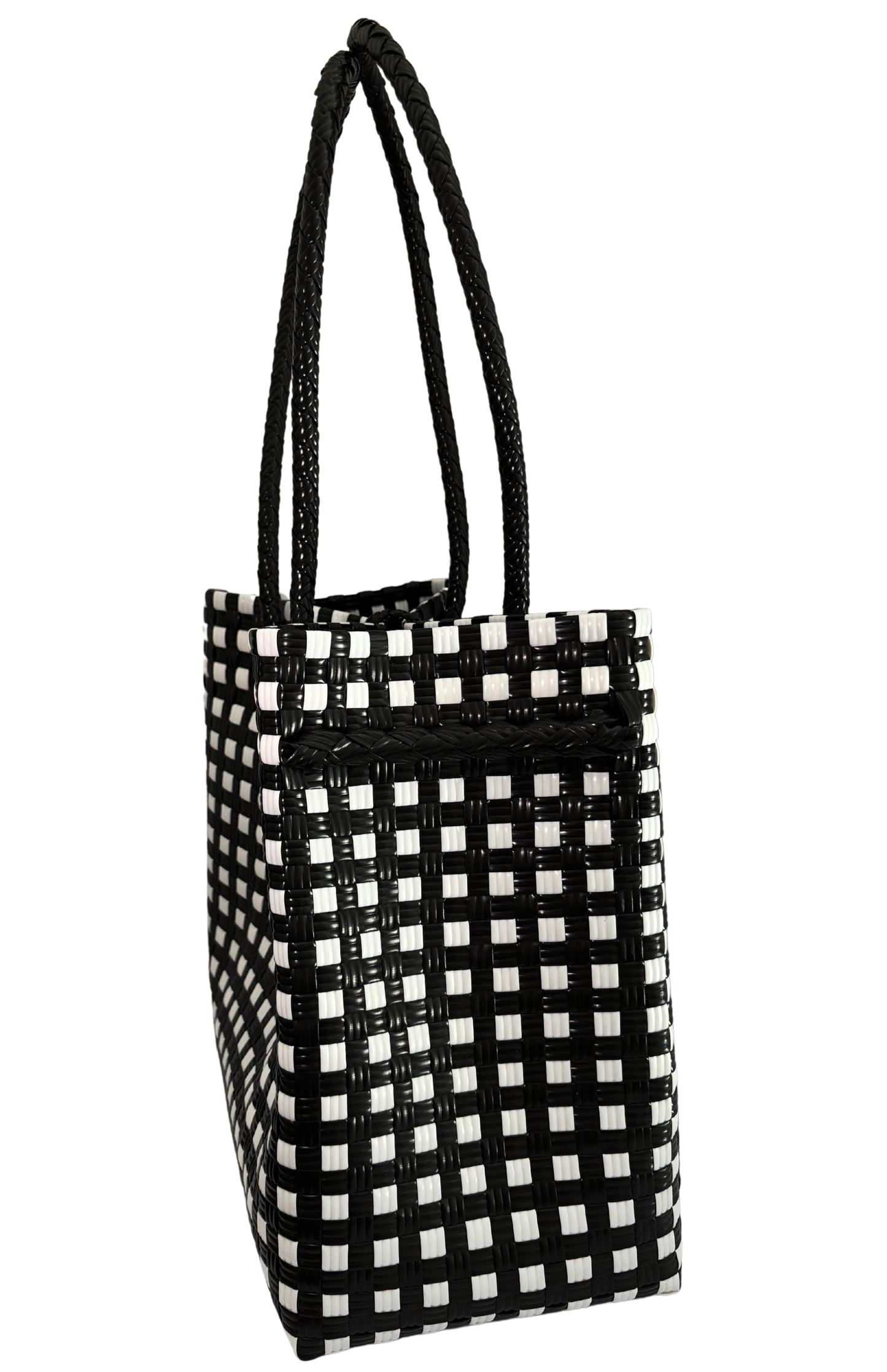 The Tote in Black & White Checkered