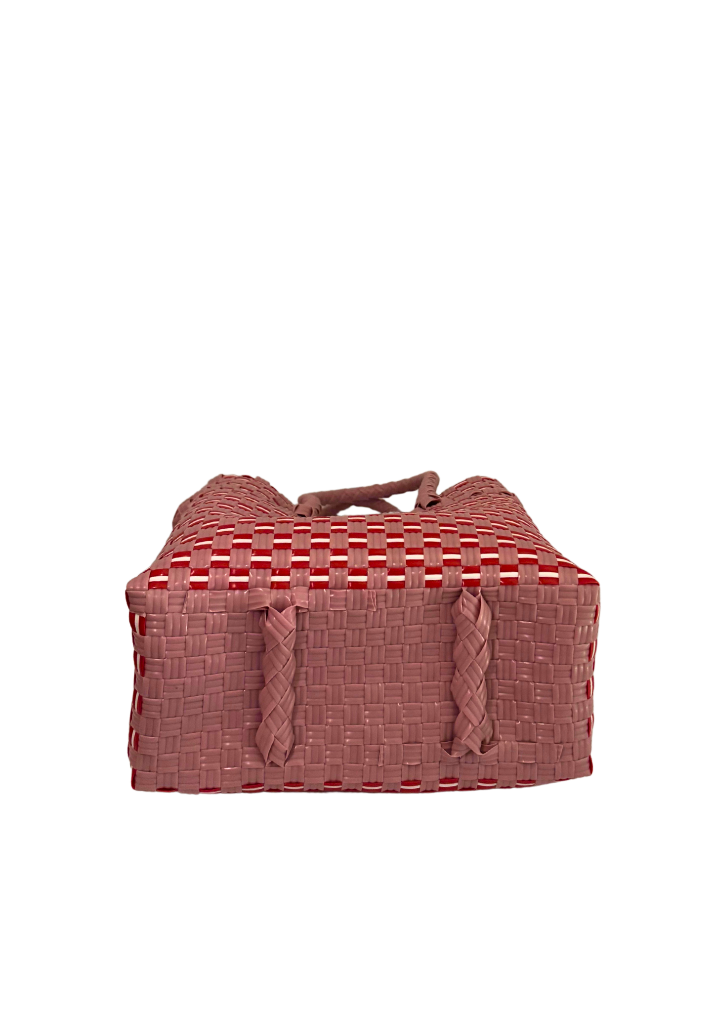 The Mini Tote in Red & Pink Checkered