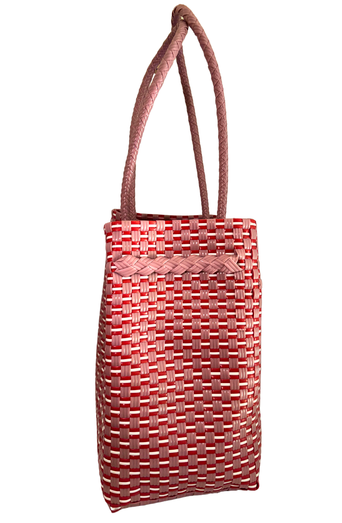 The Tote in Red & Pink Checkered