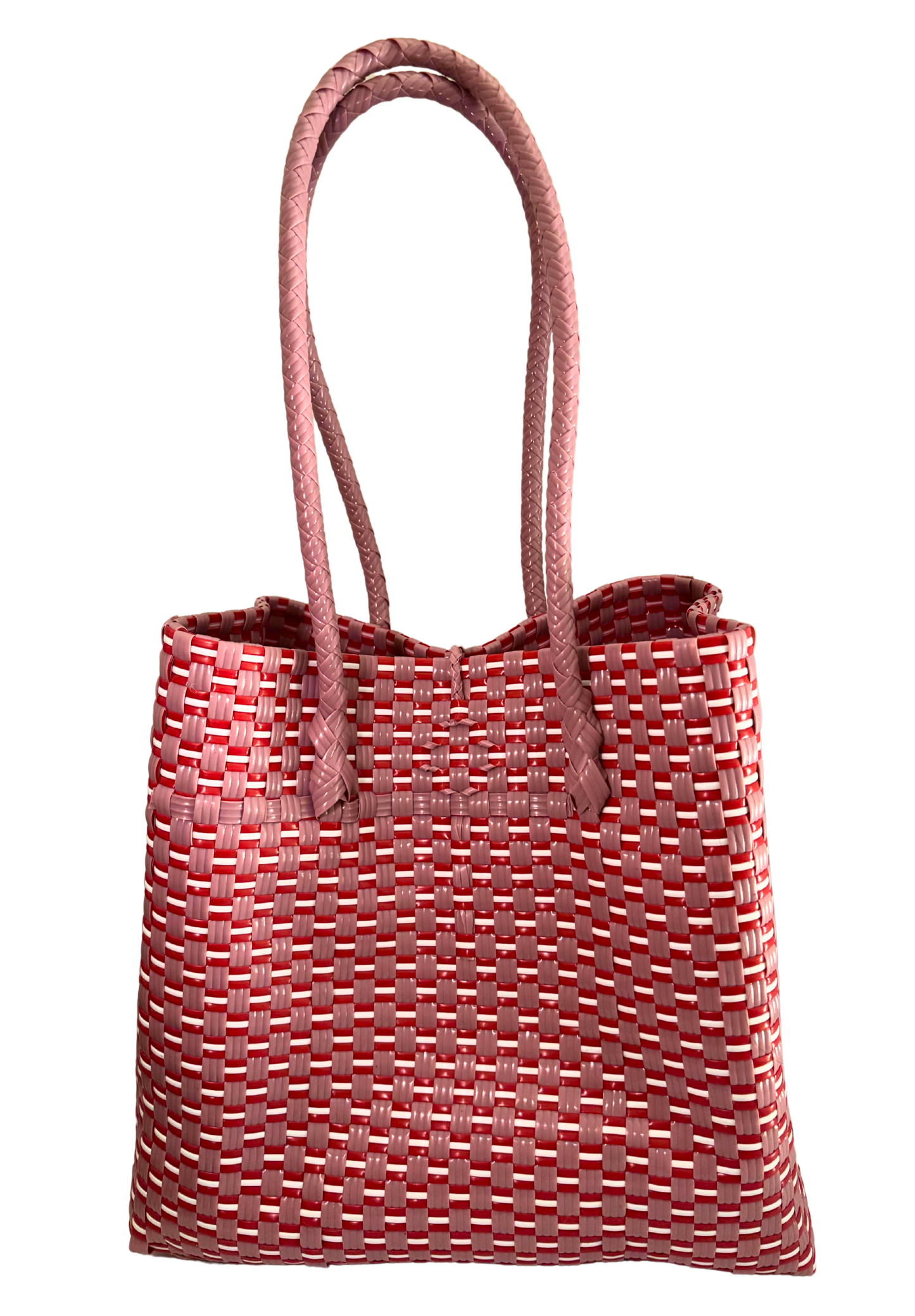 The Tote in Red & Pink Checkered