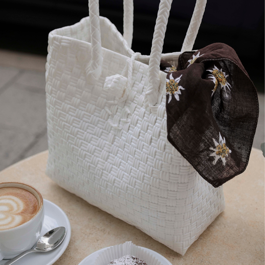 The Mini Tote in White