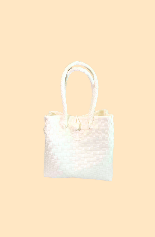 The Mini Tote in White