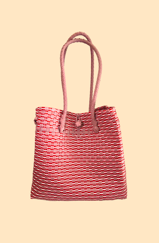 The Tote in Red & Pink Checkered